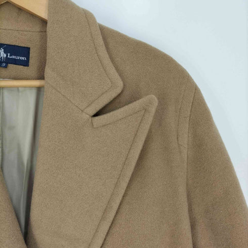 ラルフローレン RALPH LAUREN 袖ダブル ウエストベルト ウールナイロン ダブルブレストチェスターコート レディース 9