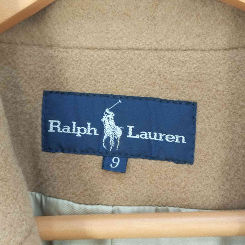 ラルフローレン RALPH LAUREN 袖ダブル ウエストベルト ウールナイロン ダブルブレストチェスターコート レディース 9