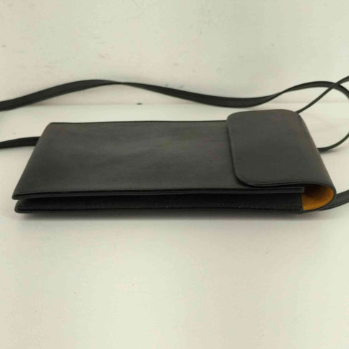 イザック Ysaccs ショルダーバッグ ポーチ ロゴ レザー レディース
