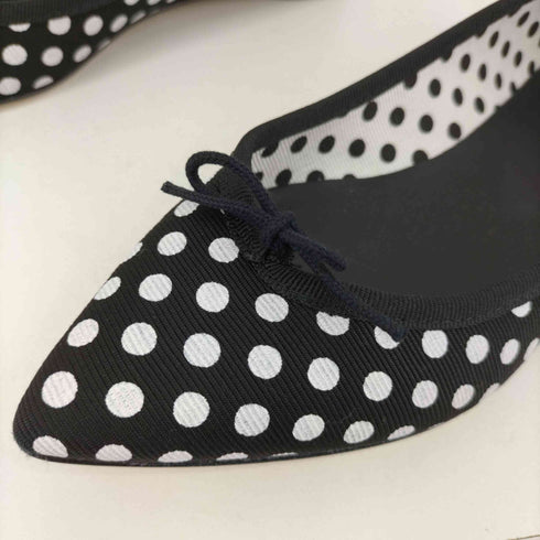 レペット repetto バレエシューズ ポインテッドトゥ ドット 水玉 フラット レディース JPN:23