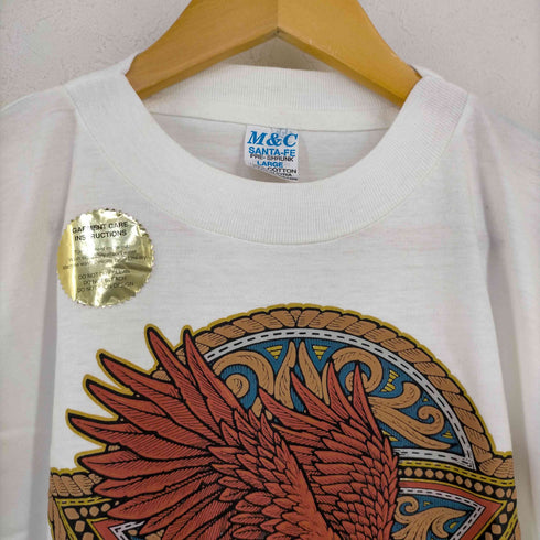 M&C イーグルデザイン発泡プリントTシャツ F&M EXPRESSIONS メンズ import:L