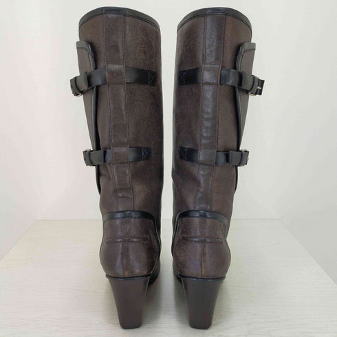 バレンシアガ BALENCIAGA ミドル丈 ウェッジソールブーツ レディース 36