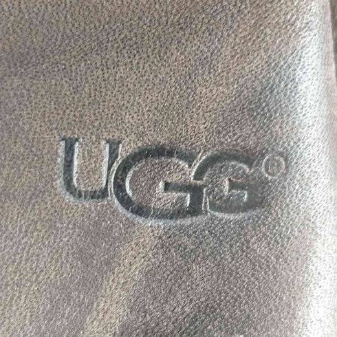 アグオーストラリア UGG Australia リアネ LYNNEA ショートボアブーツ ムートン ウッドヒール ベルト スエード レディース US7