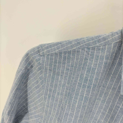 ダブルアールエル ラルフローレン RRL RALPH LAUREN リネン混ストライプボタンシャツ メンズ