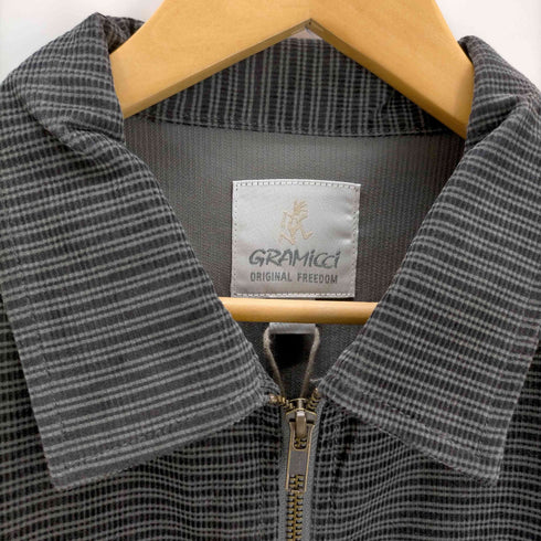 グラミチ GRAMICCI GRID CORD ZIP SHIRT メンズ JPN:L