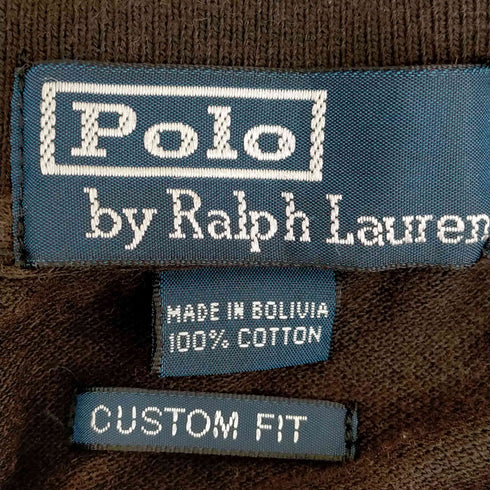 ポロバイラルフローレン Polo by RALPH LAUREN ポニー刺繍 背面刺繍 ポロシャツ メンズ import:M