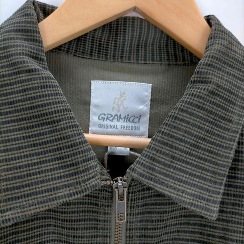 グラミチ GRAMICCI GRID CORD ZIP SHIRT メンズ JPN:L