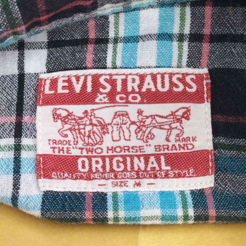リーバイス Levis マドラスチェックウエスタンシャツ メンズ JPN:M