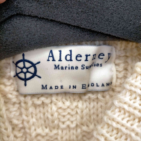 アルダニー Alderney ウール ケーブルニット セーター レディース