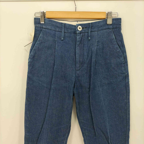 アッパーハイツ upper hights タック テーパード デニム パンツ ジーンズ レディース UK:25