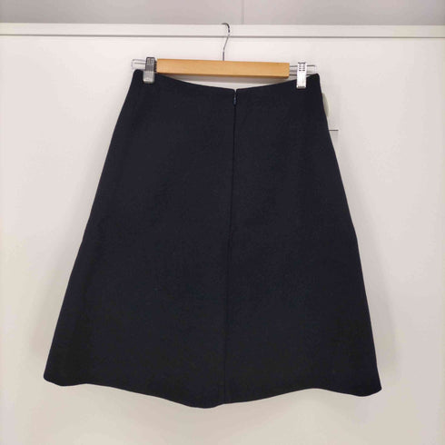 ジェイアンドエムデヴィッドソン J&M Davidson ウール Aライン スカート レディース 8