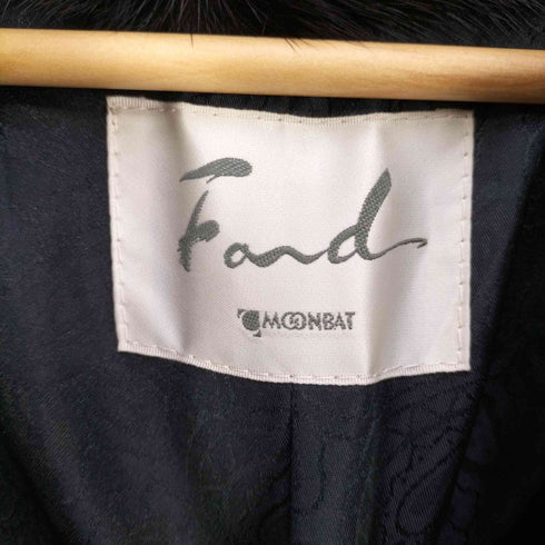 ムーンバット MOONBAT Fond 裏地ペイズリー柄 ミンクファージャケット レディース 9~11