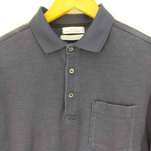 ユナイテッドアローズグリーンレーベルリラクシング UNITED ARROWS green label relaxing CSM ソロテックス ラミー 半袖 ポロシャツ メンズ JPN:M