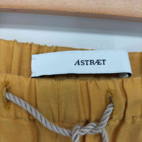 アストラット ASTRAET イージー ワイド パンツ マスタード レディース JPN:0