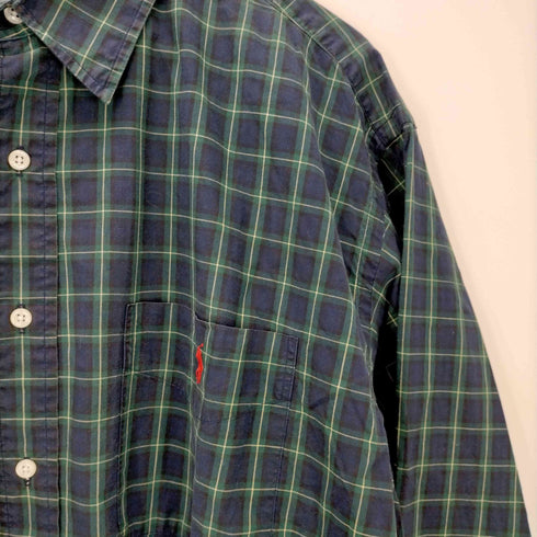 ラルフローレン RALPH LAUREN LOWELL SPORT タータンチェック長袖シャツ メンズ import:M