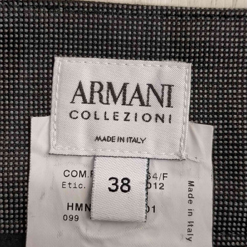 アルマーニコレツィオーニ ARMANI COLLEZIONI タイトスカート ひざ丈 バックスリット シルク混 絹混 レディース EUR:38