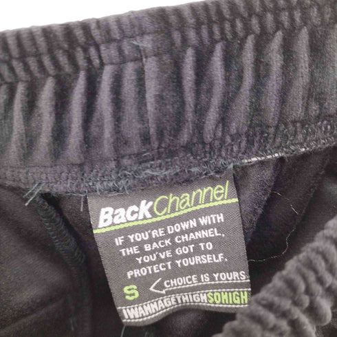バックチャンネル Back Channel VELOUR TRACK PANTS ベロア トラックパンツ メンズ JPN:S