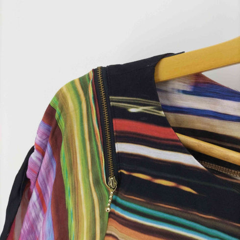 ポールスミスプラス Paul+ Paul Smith 総柄 ミディ タイトワンピース レディース import:M