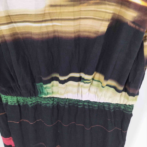 ポールスミスプラス Paul+ Paul Smith 総柄 ミディ タイトワンピース レディース import:M