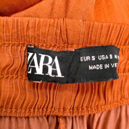 ザラ ZARA ワイドレッグ仕様フルレングスパンツ レディース JPN:S