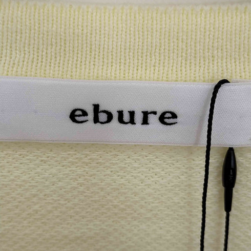 エブール ebure コットンプルオーバーニット カットソー レディース 38