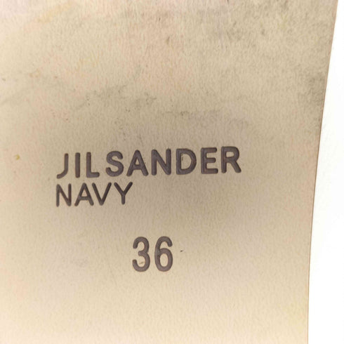 ジルサンダーネイビー JIL SANDER NAVY バレエシューズ パンプス フラット レザー レディース JPN:23
