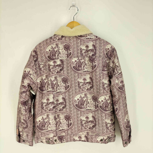 スコッチアンドソーダ SCOTCH&SODA MAISON SCOTCH 裏地ボア 総柄ジャケット レディース import:S