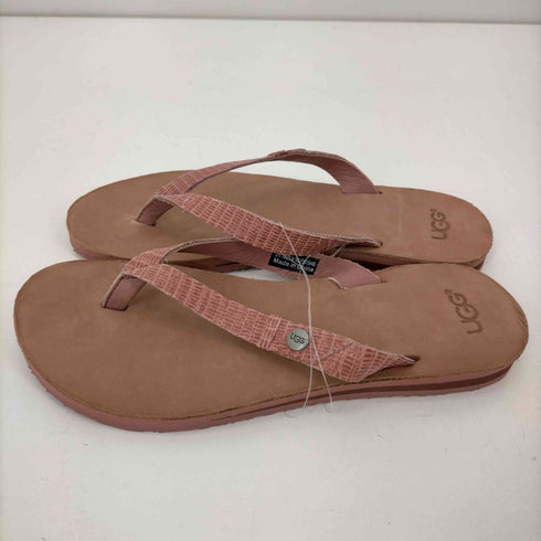 アグ UGG 型押し ビーチサンダル レディース JPN:23