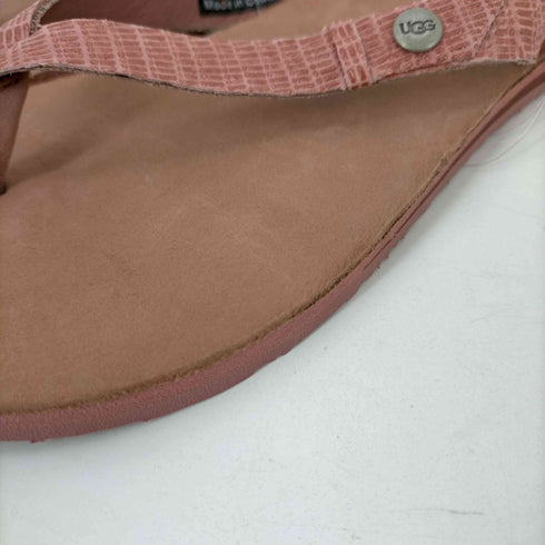アグ UGG 型押し ビーチサンダル レディース JPN:23