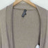 サルヴァトーレフェラガモ Salvatore Ferragamo イタリア製 カシミヤシルク混 リブニットカーディガン レディース import:XS
