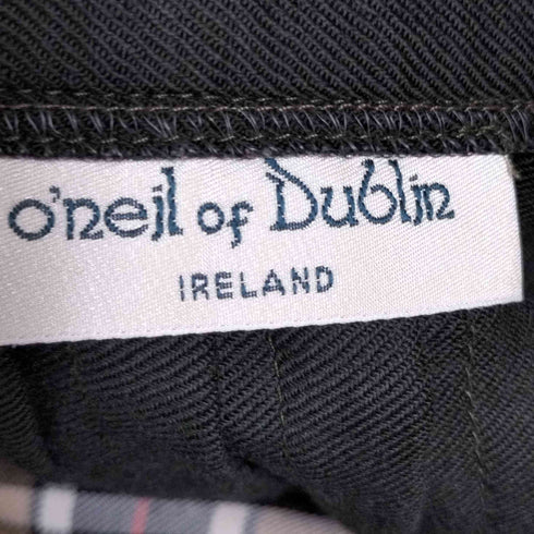 オニールオブダブリン ONEIL OF DUBLIN アイルランド製 裏地タータンチェック プリーツラップスカート 巻きスカート レディース GB:10