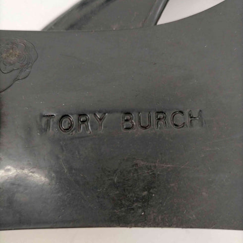 トリーバーチ TORY BURCH フロントロゴ エナメルビーチサンダル レディース