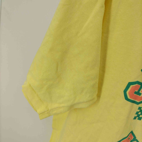 80-90S USA製 ONEITA ボディ CALIFORNIA BEACH CLUB プリント S/S Tシャツ シングルステッチ メンズ import:XL