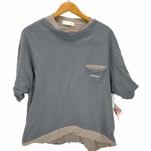 ネオンサイン NEON SIGN SANDWICH T-SHIRT レディース 44