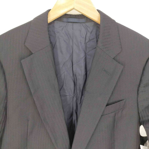 アルマーニコレツィオーニ ARMANI COLLEZIONI イタリア製 シャドーストライプ 2Bテーラードジャケット メンズ EUR:50