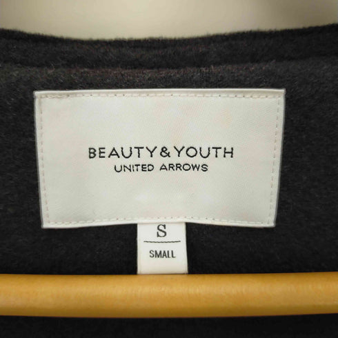 ビューティーアンドユースユナイテッドアローズ BEAUTY & YOUTH UNITED ARROWS ノーカラー ロングコート レディース import:S