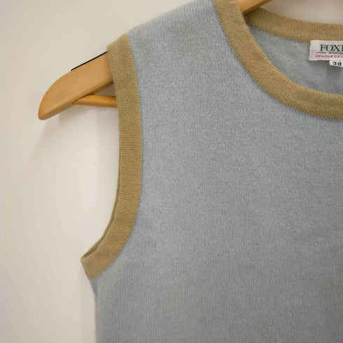 フォクシー FOXEY カシミヤニットベスト レディース 38