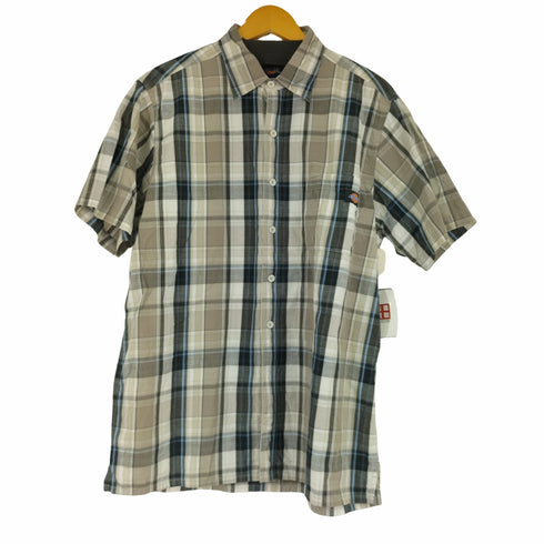 ディッキーズ Dickies チェック柄半袖シャツ メンズ JPN:L
