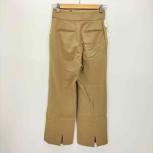 アナイ ANAYI 20AW ウール サテン ストレート スリット パンツ レディース JPN:34