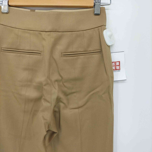 アナイ ANAYI 20AW ウール サテン ストレート スリット パンツ レディース JPN:34