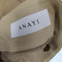 アナイ ANAYI 20AW ウール サテン ストレート スリット パンツ レディース JPN:34