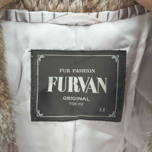 FURVAN 毛皮コートファーコート レディース