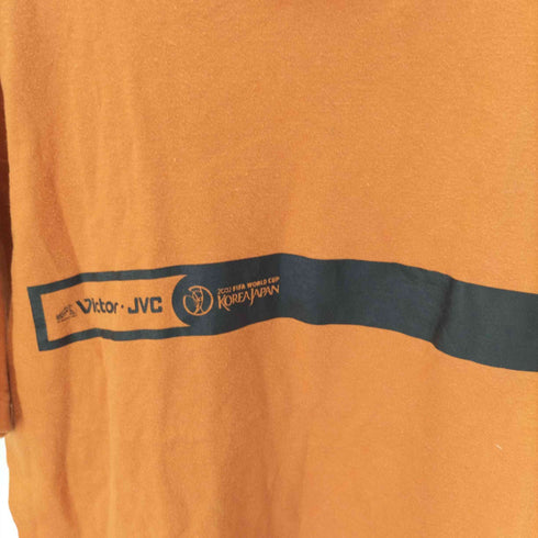 Victor 00S 日韓 サッカー 大会 プリント S/S Tシャツ 2002 メンズ FREE