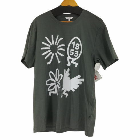 エーグル AIGLE 吸水速乾 グラフィック 半袖Tシャツ メンズ JPN:XL