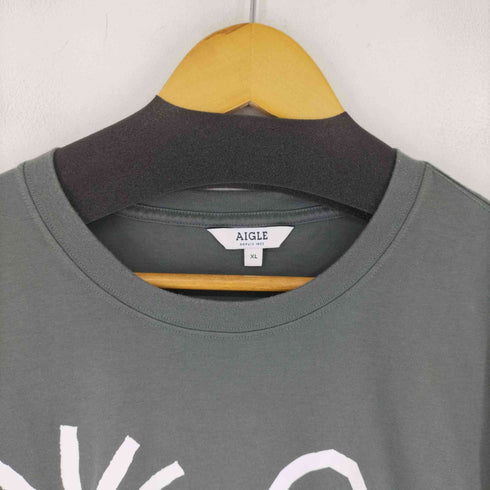 エーグル AIGLE 吸水速乾 グラフィック 半袖Tシャツ メンズ JPN:XL