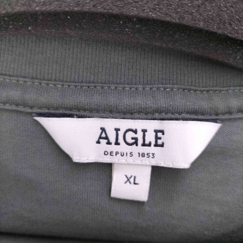 エーグル AIGLE 吸水速乾 グラフィック 半袖Tシャツ メンズ JPN:XL