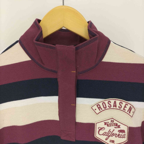 ロサーセン ROSASEN ワッペンハイネックポロシャツ レディース JPN:M