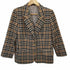 ダックス DAKS カシミヤ2Bテーラードジャケット レディース D36 F38