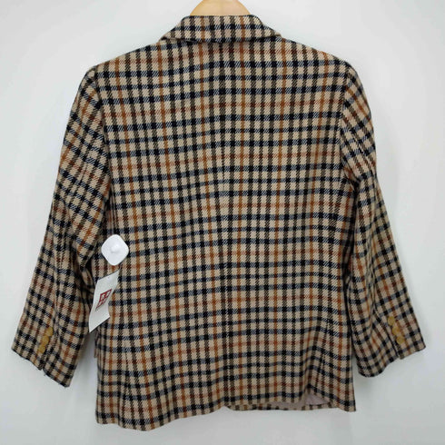 ダックス DAKS カシミヤ2Bテーラードジャケット レディース D36 F38