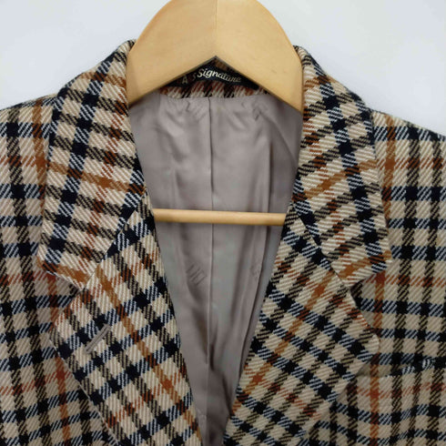 ダックス DAKS カシミヤ2Bテーラードジャケット レディース D36 F38